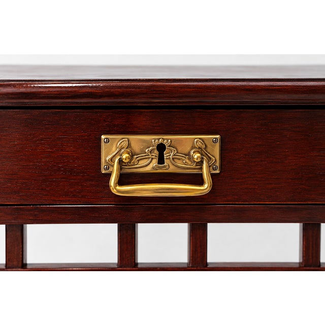 19th Century Art Nouveau Side Table, 1890s For Sale - Image 5 of 6