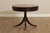Ethan Allen Regency Style Round Leather Top Mahogany Rent Table For Sale - Image 12 of 18
