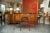 This is a small, but sophisticated American Federal inlaid mahogany bow front breakfront sideboard. The top has a straight...