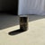 Small Side Table in Black Petrified Wood with Beige Striations, 1980s For Sale - Image 9 of 18