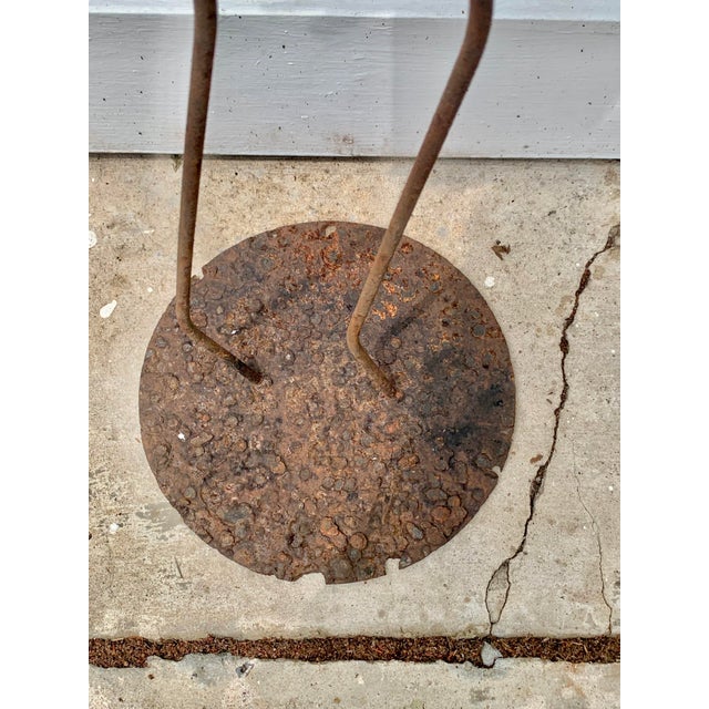 Late 20th Century Vintage Rosemary Pozzi Franzetti Large Rusted Male and Female Figurines-A Pair For Sale - Image 5 of 13