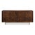 Small dark-wood facets form raised, radiating panels across all four doors, breaking the light as the viewing angle...