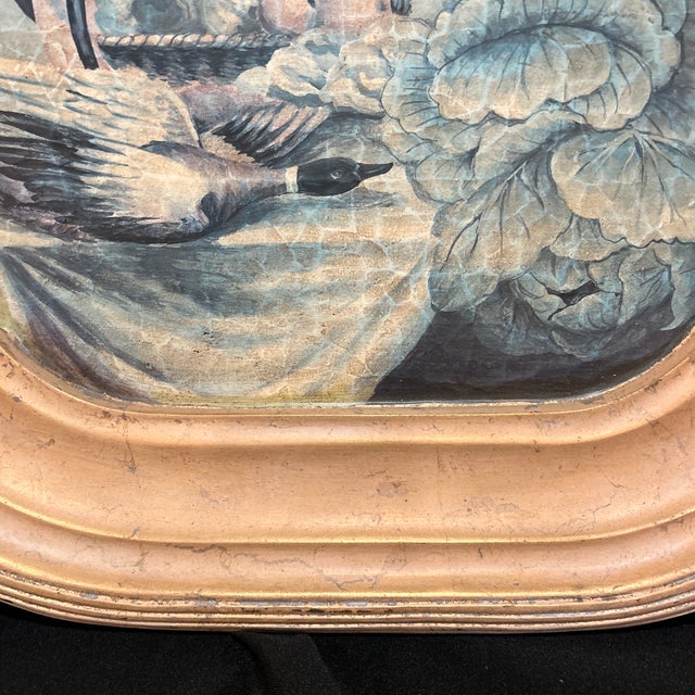 Wood Ian Logan Vintage Toleware Tray For Sale - Image 7 of 7