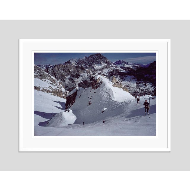 Modern Cortina D’Ampezzo 1962 by Slim Aarons Framed C-Print For Sale - Image 3 of 3