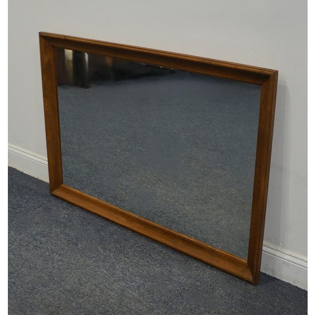 Ethan Allen Ethan Allen Heirloom Nutmeg Maple Early American Colonial Style 48" Mirror 10-5050 For Sale - Image 4 of 6