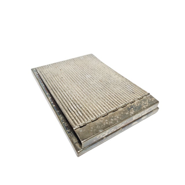 Metal Art Nouveau German Notepad, 1890s For Sale - Image 7 of 8