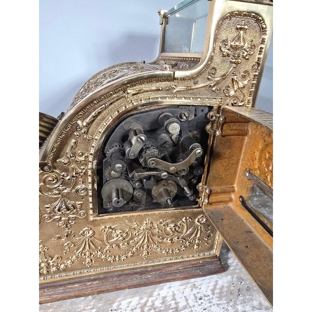 Brass Cash Register from National, 1900s For Sale - Image 16 of 18
