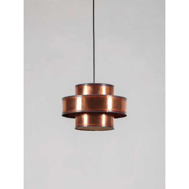 Brutalist Pendant Lamp by Svend Aage Holm Sørensen for Holm Sørensen & Co, 1960s For Sale - Image 4 of 4