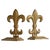 Fleur-De-Lis Bookends in Patinated Brass, 1960s, Set of 2 For Sale - Image 13 of 13