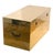 Vintage brass clad storage trunk attributed to Dreshner, in the style of Sarreid, circa 1970's. The trunk is in very good...