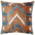 Textile Contemporary Velvet Brown Ivory Throw Pillow With Down Insert For Sale - Image 7 of 7