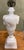 Antique Italian Carved Alabaster Neoclassical Table Lamps - A Pair For Sale - Image 6 of 8