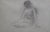 Sketch portrait of seated nude', pencil on paper, by french artist, guillaume dulac (circa 1920s). An artist known for his...