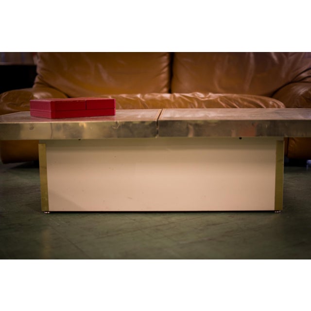 Coffee Table with Bar from Lancel, 1970, in Good conditions. Designed 1970 to 1979 This piece is attributed to the...