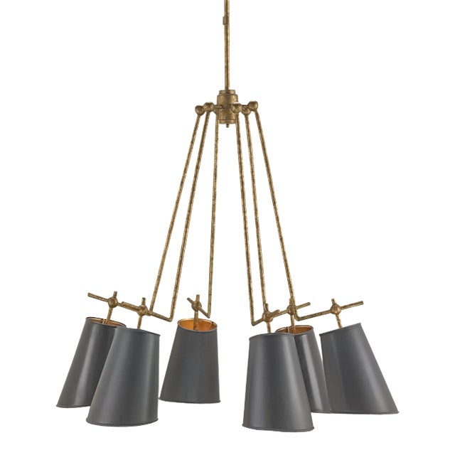 Currey & Company Jean-Louis Chandelier For Sale