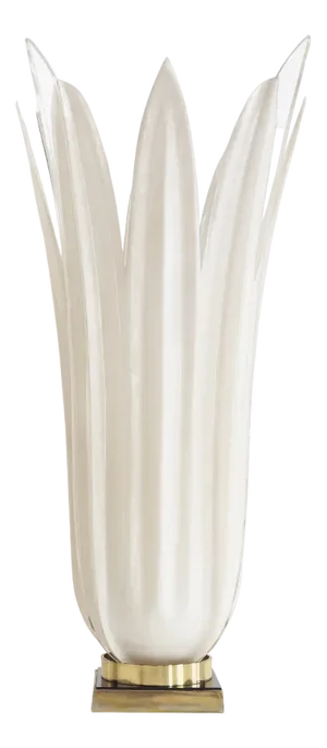 Tulip Table Lamp in Acrylic Resin and Acrylic Glass from Maison Rougier, 1970s