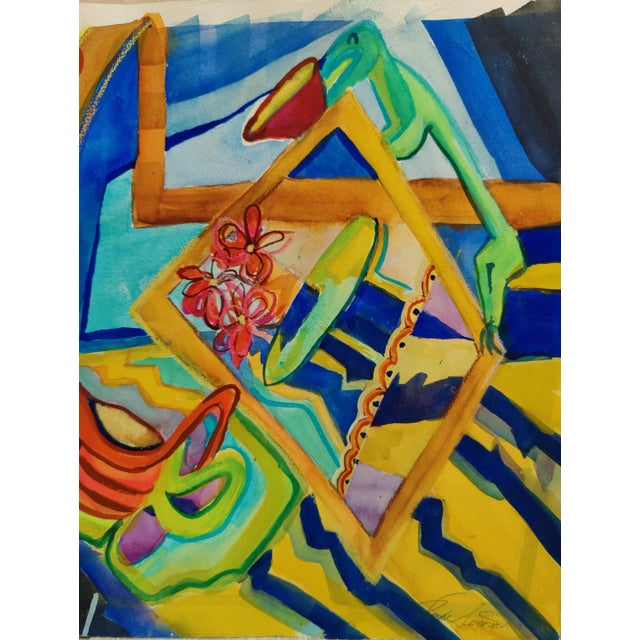 VICKI SERVA of La Quinta, CA, is a well-known watercolor and collage artist. She is now working in Assemblage, mixed media...