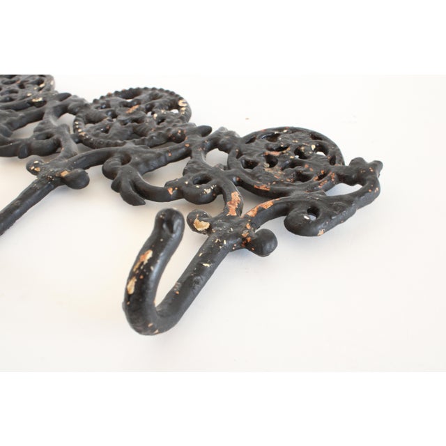 Farmhouse Rustic Wall Mount Hooks For Sale - Image 3 of 7