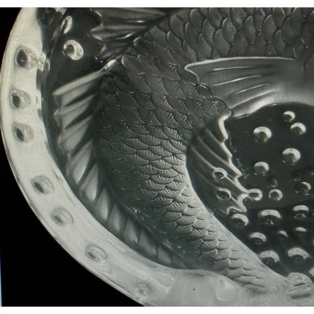 Lalique Concarneau "Pisces" Ashtray For Sale - Image 9 of 9