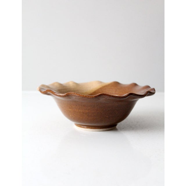 Contemporary Vintage Studio Pottery Bowl For Sale - Image 3 of 10
