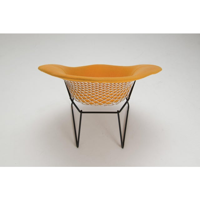 Diamond Chair in Yellow Upholstery by Harry Bertoia for Knoll International, 1950s For Sale - Image 11 of 18