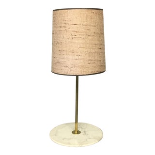 Adrian Pearsall Marble Table Floor Lamp For Sale