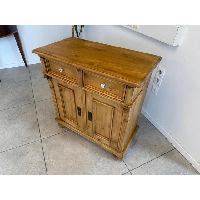 Rustic Apothecary Buffet in Wood For Sale - Image 9 of 17