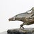 Silver French Plaster Sculpture of Rider with Horse For Sale - Image 8 of 16