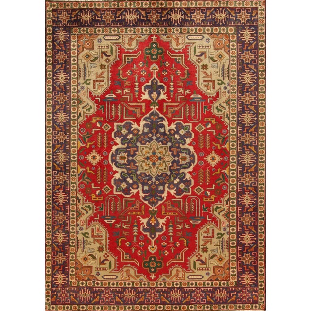 Middle Eastern Hand-Knotted Rug For Sale