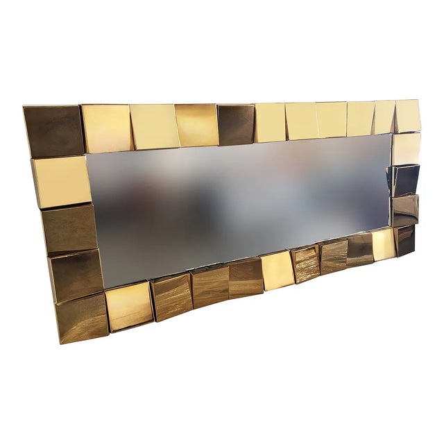 1980s Brass Mirror, 1980s For Sale - Image 5 of 7