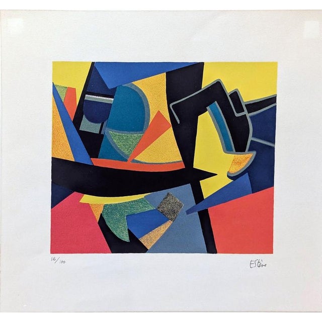 1970s Maurice Estève, Bebaros, 1975, Lithograph For Sale - Image 5 of 5