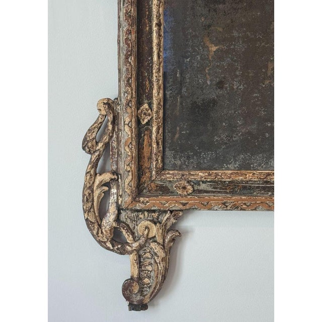 18th Century 18th C Italian Rococo Paraclose Mirror For Sale - Image 5 of 6