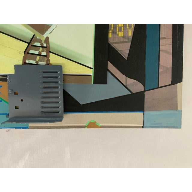 Renato Volpini, Composition with Circuit Boards, 1970s, Mixed Media For Sale - Image 4 of 6