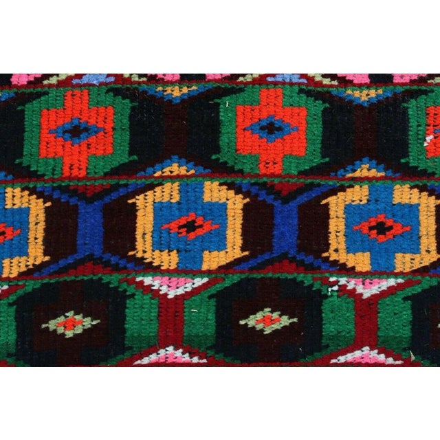 Colorfull Vintage Turkish Rug Runner - 35" X 155" For Sale - Image 12 of 13