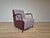 Vintage Lounge Chair in Bordeaux For Sale - Image 3 of 10