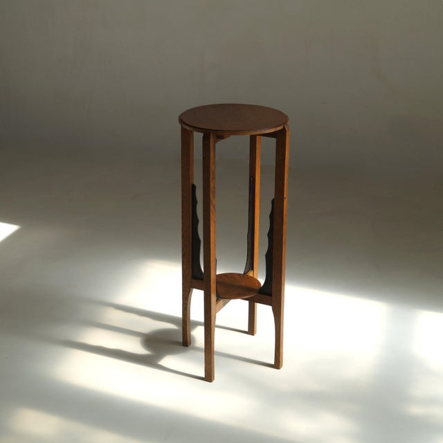 Art Deco Dutch Amsterdam School Plant Table, 1930s For Sale - Image 11 of 13