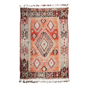 Hand Woven Vintage Tribal Kilim