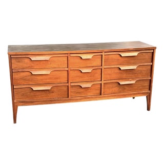 Mid-Century Modern Walnut Dresser For Sale