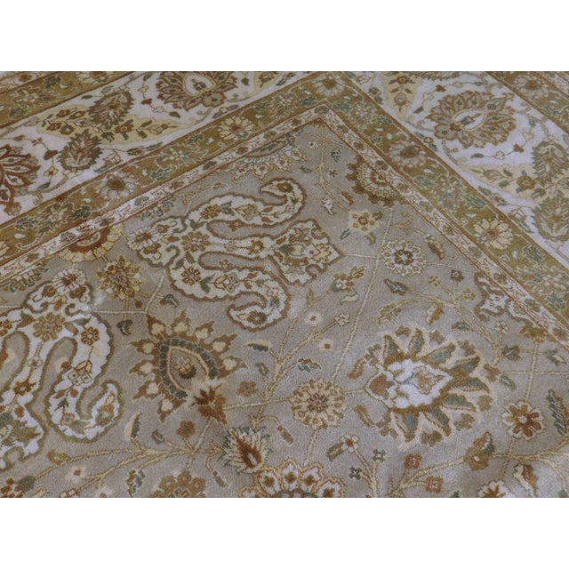 Handmade Indian Rug - 9'x 12' For Sale - Image 9 of 12