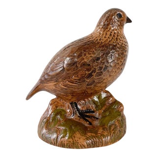 Vintage 1960s Ceramic Quail For Sale