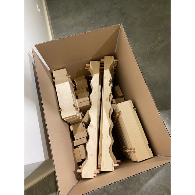 Organic Modern Light Raw Pine Wine Racks, a Pair (144 Bottle Capacity) For Sale In Dallas - Image 6 of 7