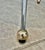 Italian Brass and Steel Tripod Side Table For Sale - Image 9 of 12