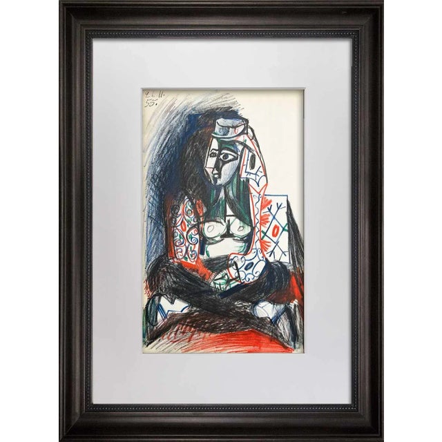 Pablo Picasso Limited Edition Lithograph No. 332, Éditions Cercle d'Art Paris 1959, Custom Framed For Sale In Atlanta - Image 6 of 6