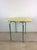Mid Century Modern Small Yellow Formica Top Table With Two Drop Leafs For Sale - Image 9 of 12
