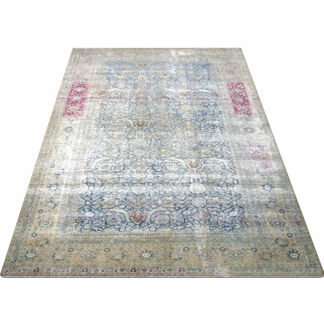 1940s 1940s Persian Tabriz Rug For Sale - Image 5 of 6