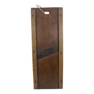 Antique Large Wood Slicer Country Kitchen Wall Decor Primitive Mandolin For Sale
