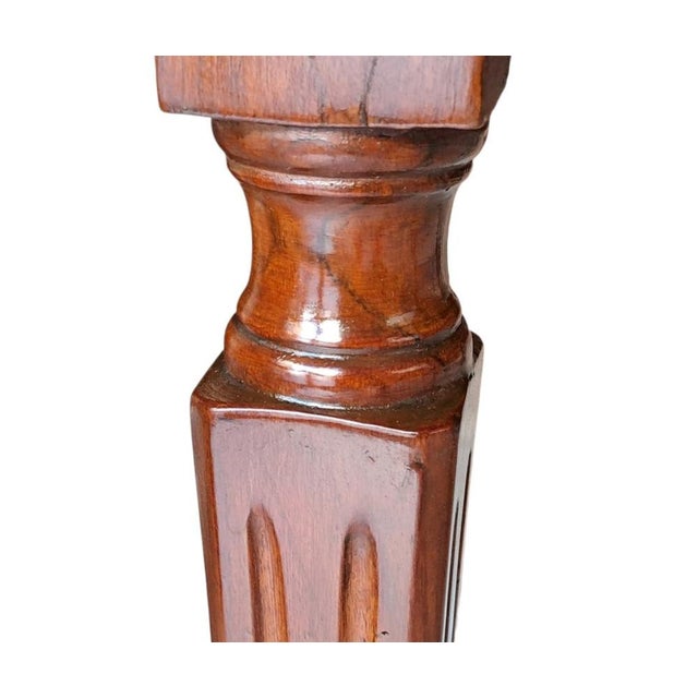 Square Inlaid Table, 1900s For Sale - Image 4 of 10