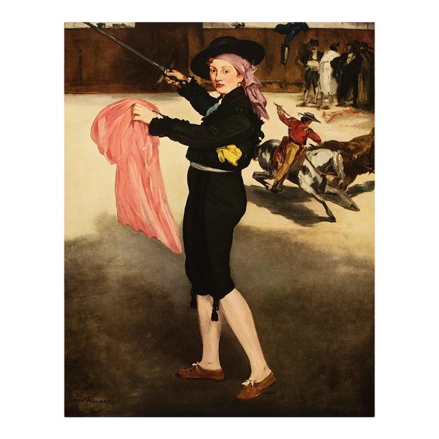 1953 After Edouard Manet "Victorine in the Costume of an Espada" First Edition Full-Color Print For Sale