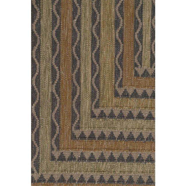 Mid-Century Modern Rug & Kilim’s Scandinavian Style Rug With Polychromatic Geometric Patterns For Sale - Image 3 of 8