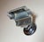Rare Vintage Industrial Hoegger Inc. Wall-Mounted Chrome Ashtray Weehawken Nj For Sale - Image 4 of 14